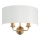 Endon 98937 - Zidna svjetiljka HIGHCLERE 2xE14/40W/230V bijela/mesing