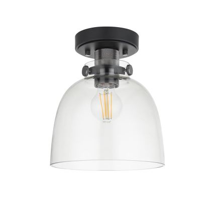 Endon 99106 - Stropna svjetiljka URBAN 1xE27/10W/230V crna/prozirna