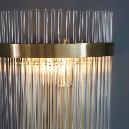 Endon 99168 - Zidna svjetiljka MARIETTA 1xE14/6W/230V mesing/prozirna