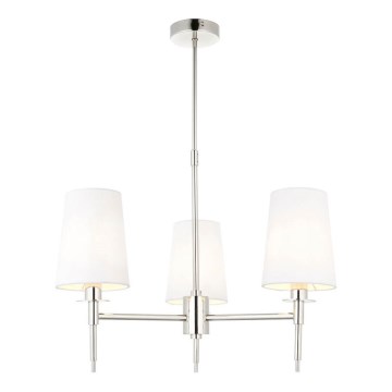 Endon 99455 - Luster na štapu 3xE14/6W/230V sjajni krom/bijela