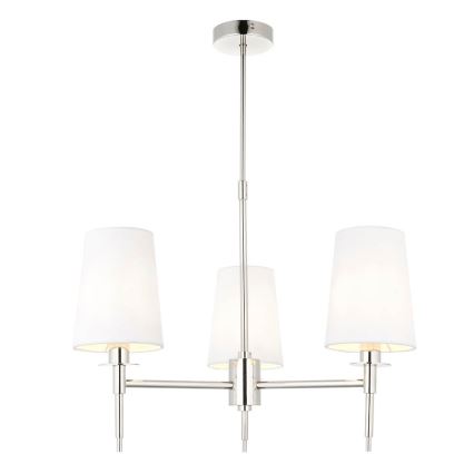 Endon 99455 - Luster na štapu 3xE14/6W/230V sjajni krom/bijela