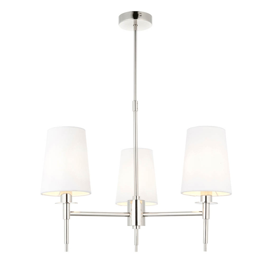 Endon 99455 - Luster na štapu 3xE14/6W/230V sjajni krom/bijela