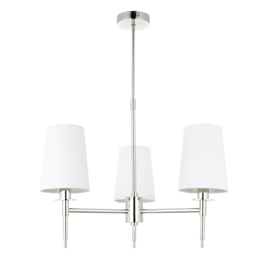 Endon 99455 - Luster na štapu 3xE14/6W/230V sjajni krom/bijela