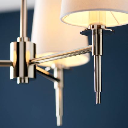 Endon 99455 - Luster na štapu 3xE14/6W/230V sjajni krom/bijela