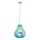 Endon 99791 - Luster na sajli EUROPA 1xE27/10W/230V plava