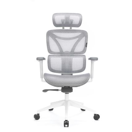 Ergonomska uredska stolica LEVANO siva/bijela/crna