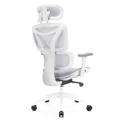 Ergonomska uredska stolica LEVANO siva/bijela/crna