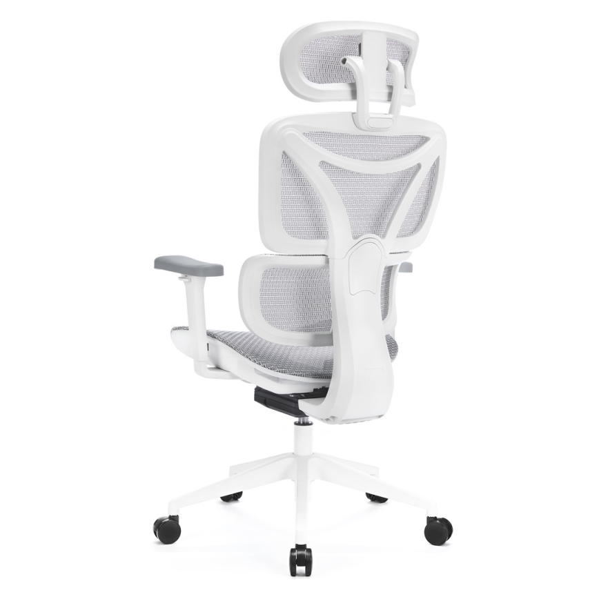 Ergonomska uredska stolica LEVANO siva/bijela/crna