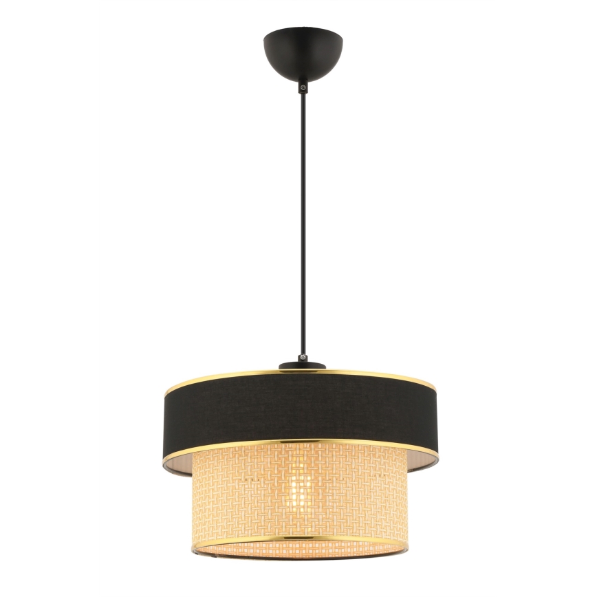 ERO viseća lampa 1xE27/60W/230V crna/bež