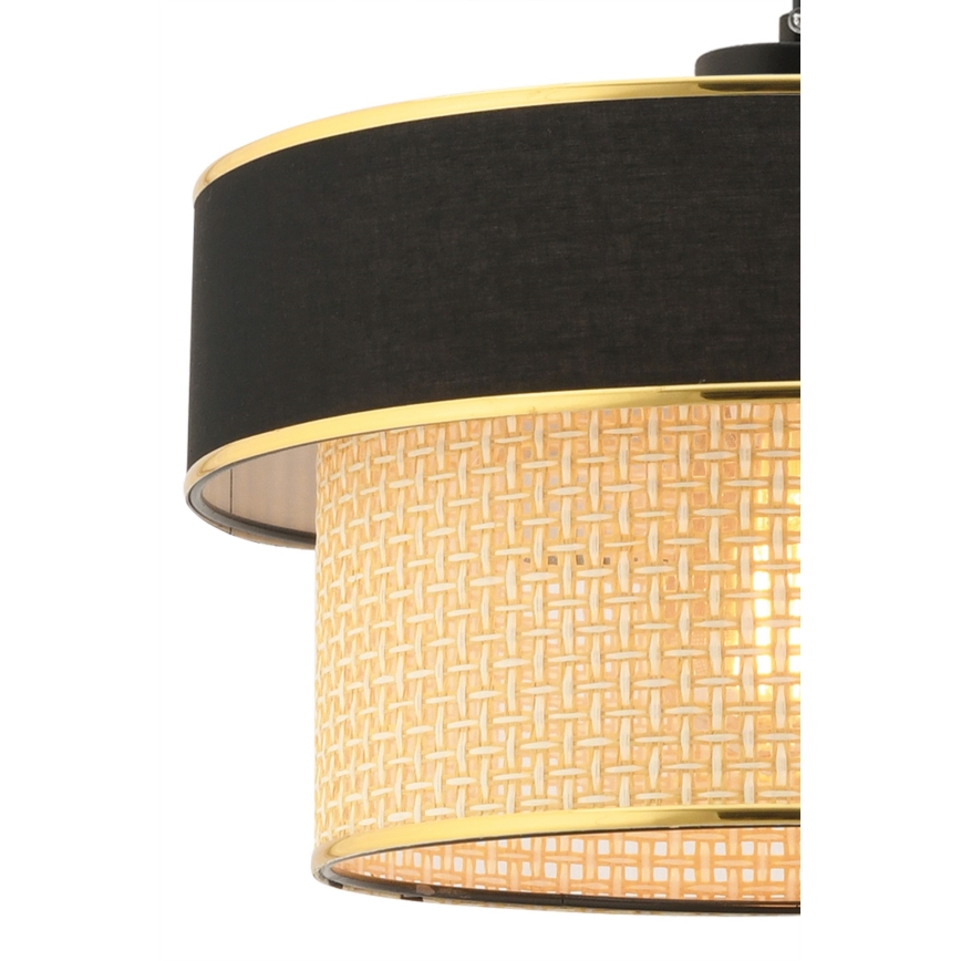 ERO viseća lampa 1xE27/60W/230V crna/bež