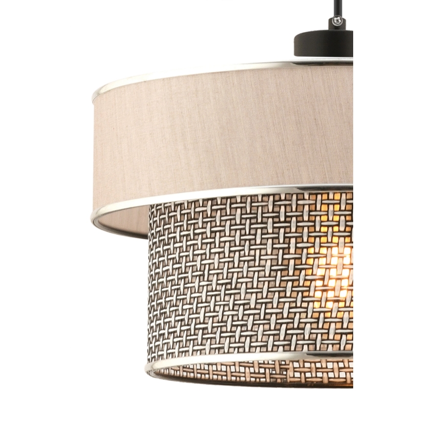ERO viseća lampa 1xE27/60W/230V kremasta/siva