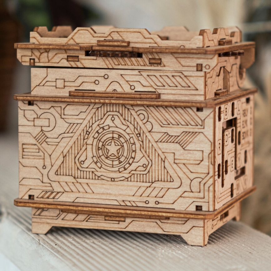 EscapeWelt - 3D drvena mehanička slagalica zagonetke Orbitalna kutija
