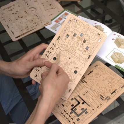 EscapeWelt - 3D drvena mehanička slagalica zagonetke Orbitalna kutija