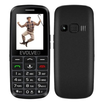 Evolveo - EasyPhone EG 2G crni mobilni telefon za starije osobe