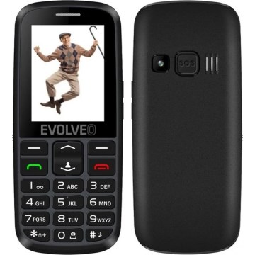 Evolveo - EasyPhone EG, 4G mobilni telefon za starije osobe, crna