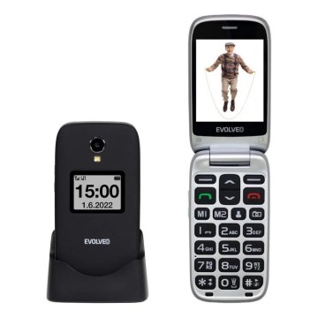 Evolveo - EasyPhone FS, preklopni mobilni telefon 2.8