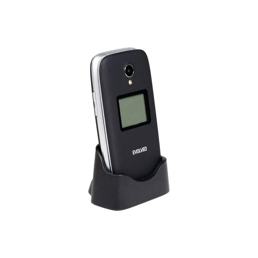 Evolveo - EasyPhone FS preklopni mobilni telefon za starije osobe 2.8 crni
