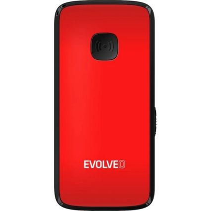 Evolveo - EasyPhone ID, mobilni telefon za starije osobe, crvena