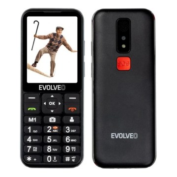 Evolveo - EasyPhone LT, 4G mobilni telefon za starije osobe, crne boje