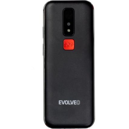 Evolveo - EasyPhone LT, 4G mobilni telefon za starije osobe, crne boje