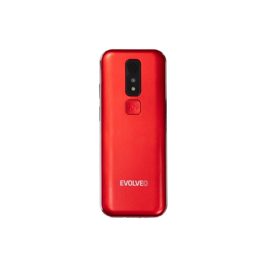 Evolveo - EasyPhone LT 4G mobilni telefon za starije osobe crvena