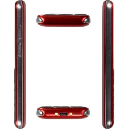 Evolveo - EasyPhone LT, 4G mobilni telefon za starije osobe, crvene boje