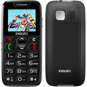 Evolveo - EasyPhone, mobilni telefon za starije osobe, crna