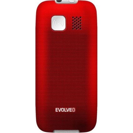 Evolveo - EasyPhone, mobilni telefon za starije osobe, crveni