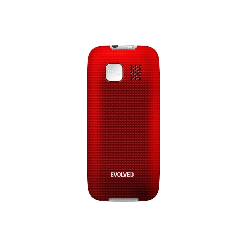 Evolveo - EasyPhone, mobilni telefon za starije osobe, crveni