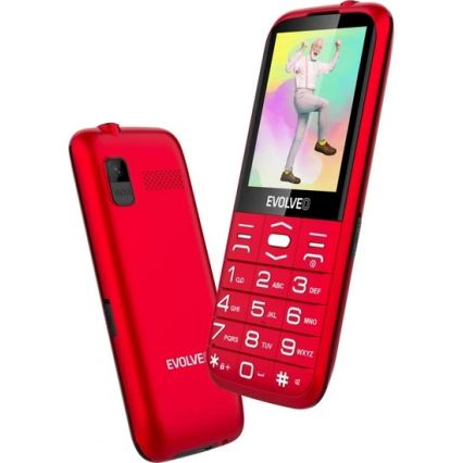 Evolveo - EasyPhone XO crveni mobilni telefon za starije osobe