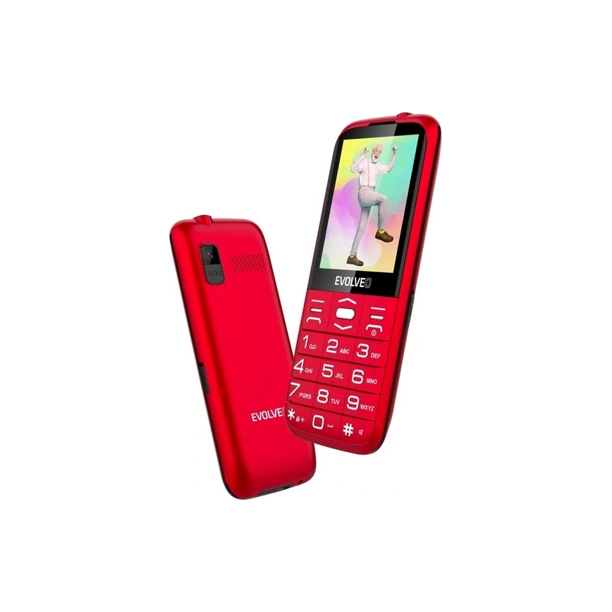 Evolveo - EasyPhone XO crveni mobilni telefon za starije osobe