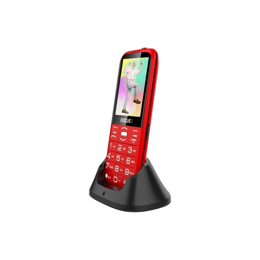 Evolveo - EasyPhone XO crveni mobilni telefon za starije osobe