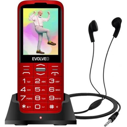 Evolveo - EasyPhone XO crveni mobilni telefon za starije osobe