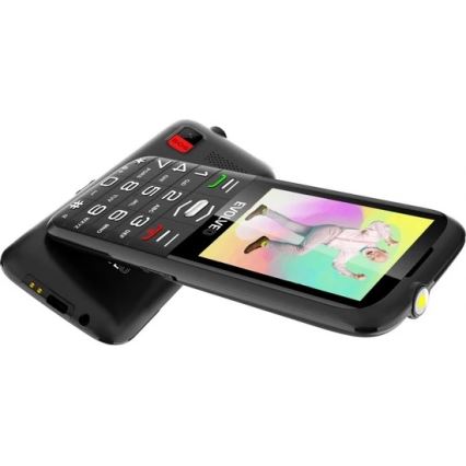 Evolveo - EasyPhone XO, mobilni telefon za starije osobe, crne boje