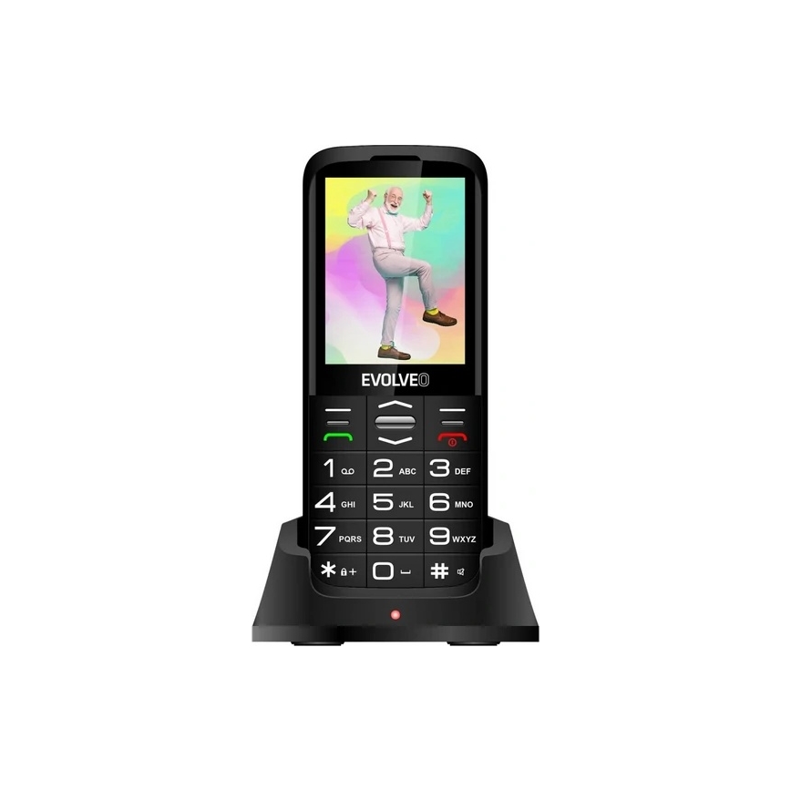 Evolveo - EasyPhone XO mobilni telefon za starije osobe crni