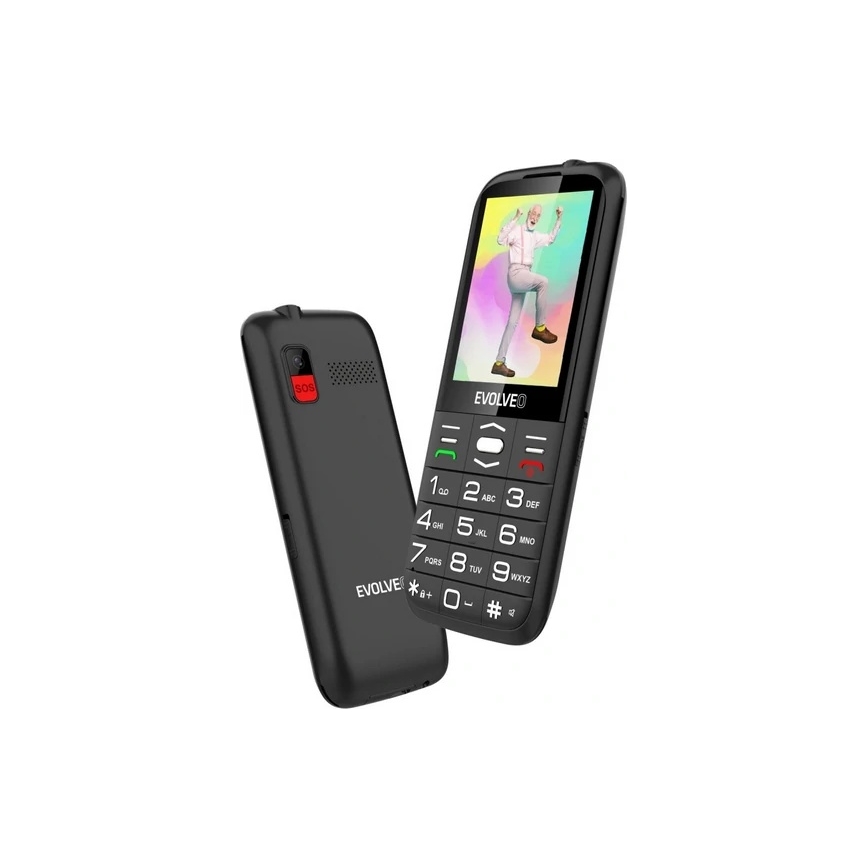 Evolveo - EasyPhone XO mobilni telefon za starije osobe crni