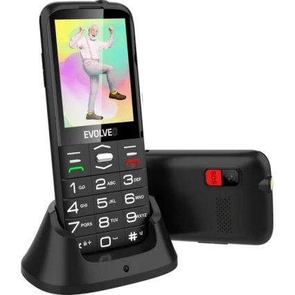 Evolveo - EasyPhone XO mobilni telefon za starije osobe crni