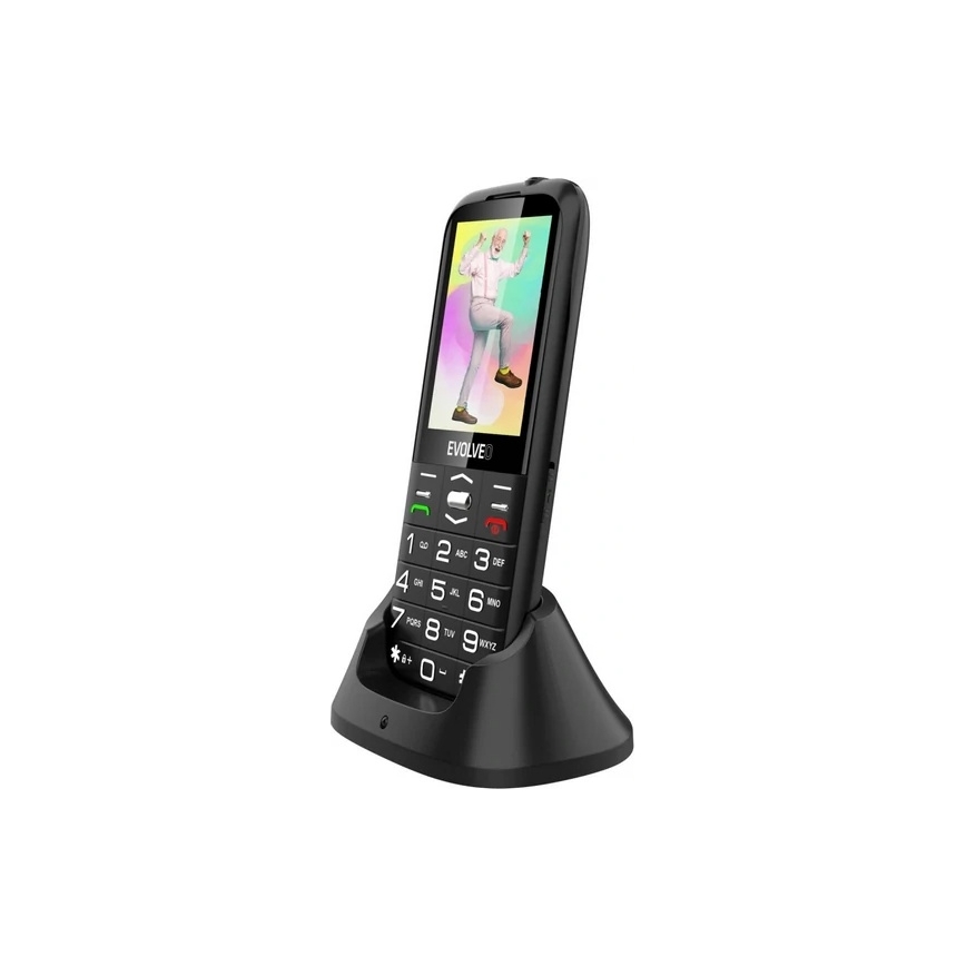 Evolveo - EasyPhone XO mobilni telefon za starije osobe crni
