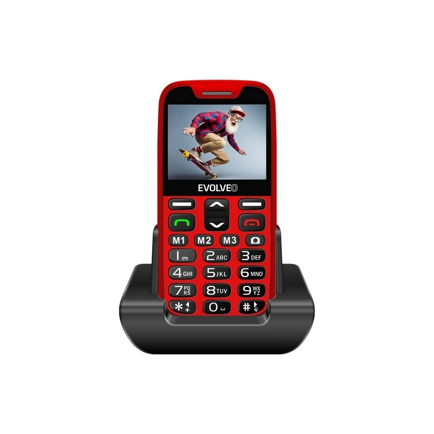 Evolveo - EasyPhone XR 4G crveni mobilni telefon za starije osobe