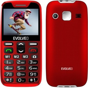 Evolveo - EasyPhone XR, 4G mobilni telefon za starije osobe, crveni