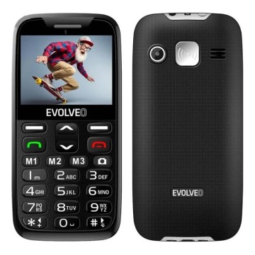 Evolveo - EasyPhone XR, 4G mobitel za starije osobe, crne boje