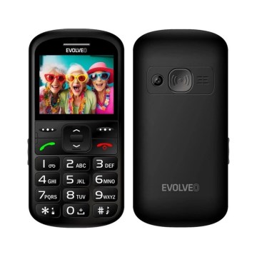 Evolveo - EasyPhone XS mobilni telefon za starije osobe, crni