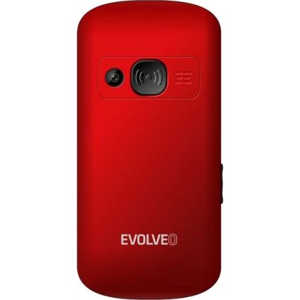 Evolveo - EasyPhone XS, mobilni telefon za starije osobe, crvena