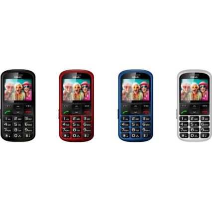 Evolveo - EasyPhone XS, mobilni telefon za starije osobe, crveni