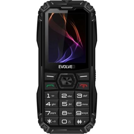 Evolveo - MaxPhone A1 telefon s tipkama, Dual SIM, crni