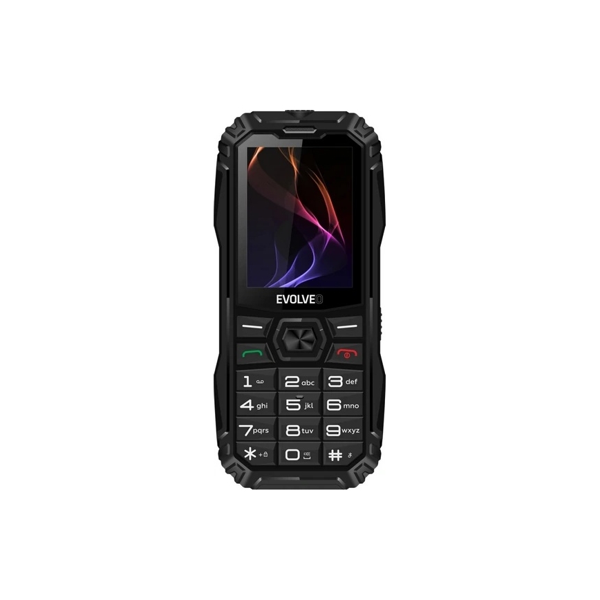 Evolveo - MaxPhone A1 telefon s tipkama, Dual SIM, crni