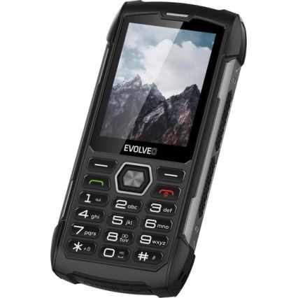 Evolveo - StrongPhone H1, vodootporan Dual SIM telefon crna/siva