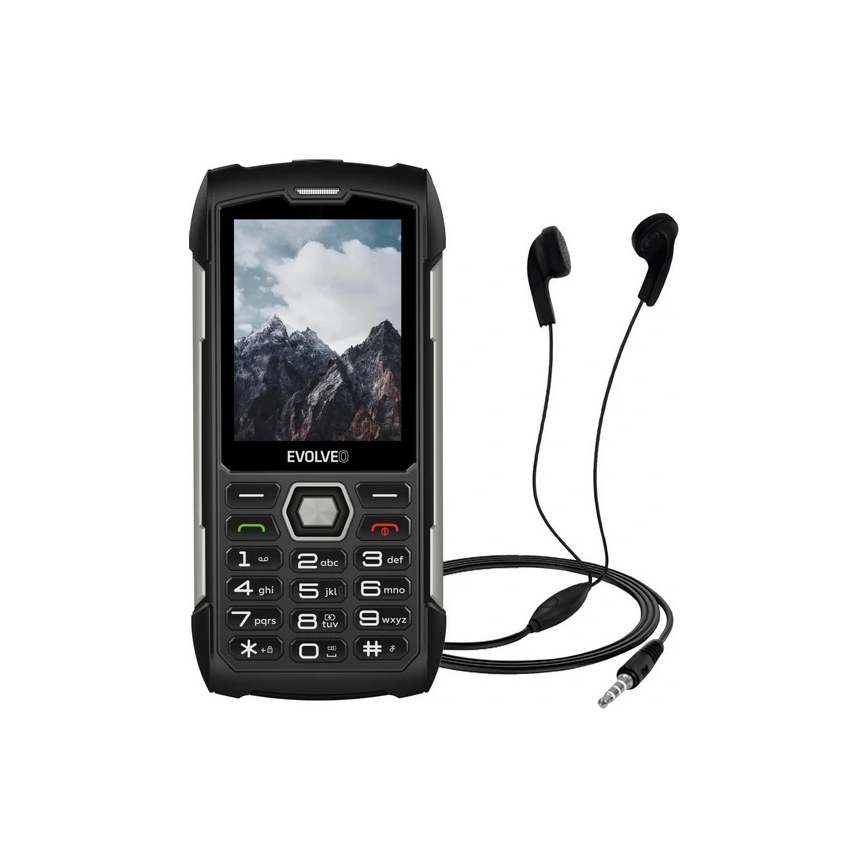 Evolveo - StrongPhone H1 vodootporan Dual SIM telefon crna/srebrna