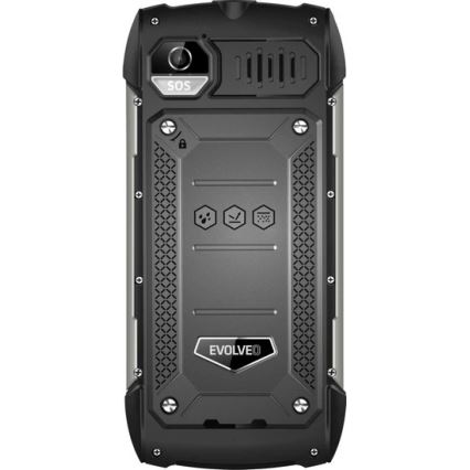 Evolveo - StrongPhone H1, vodootporan Dual SIM telefon, crno-srebran