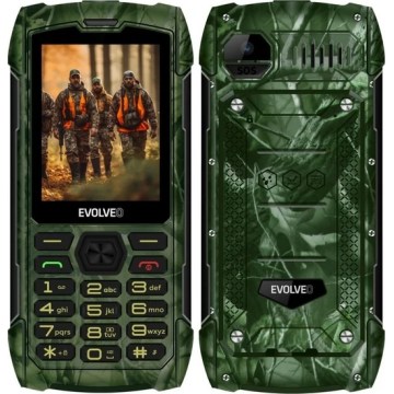 Evolveo - StrongPhone H1, vodootporan Dual SIM telefon, lovska kamuflaža